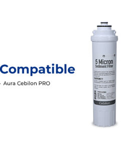 Cebilon Replacement Water Filter - 5 Micron Sediment Filter – Compatible with Cebilon Pro